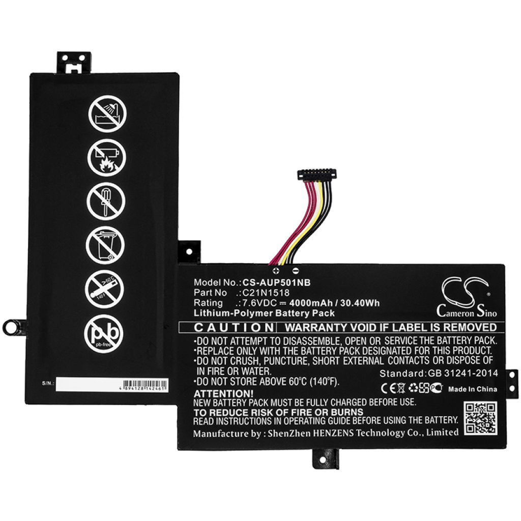 Batería para portátil Asus CS-AUP501NB