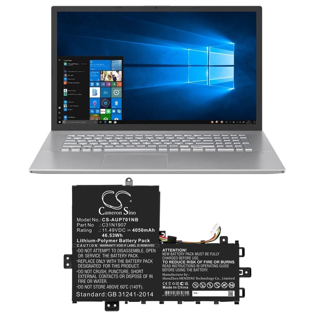 Batería para portátil Asus CS-AUP701NB
