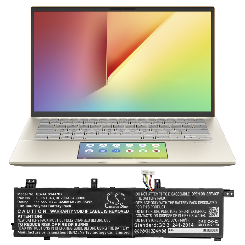 Batería para portátil Asus CS-AUS144NB