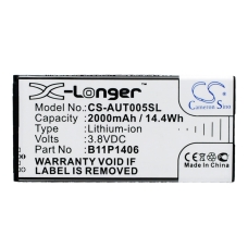 Reemplazo de batería compatible para Asus 0B200-01110000,B11P1406