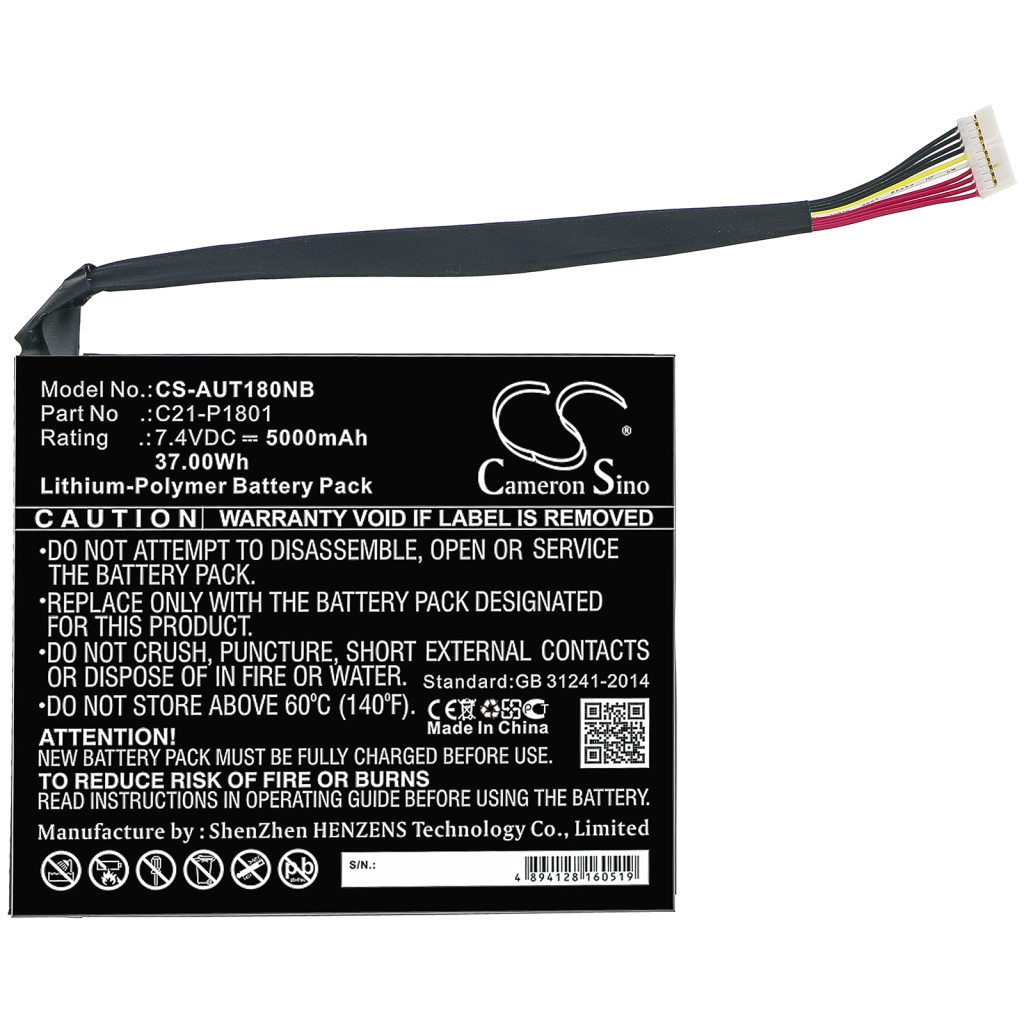 Batería para portátil Asus CS-AUT180NB