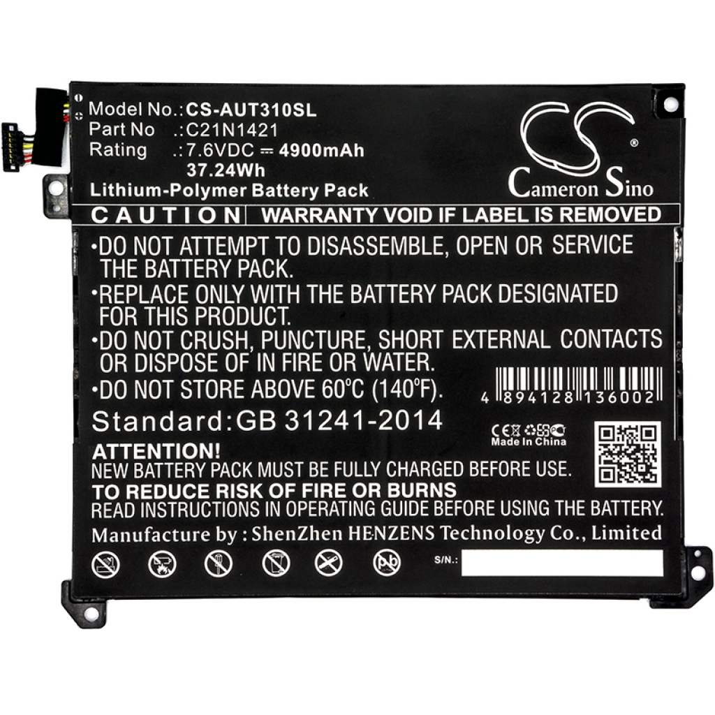 Batería de la tableta Asus T300CHI-F1-DB