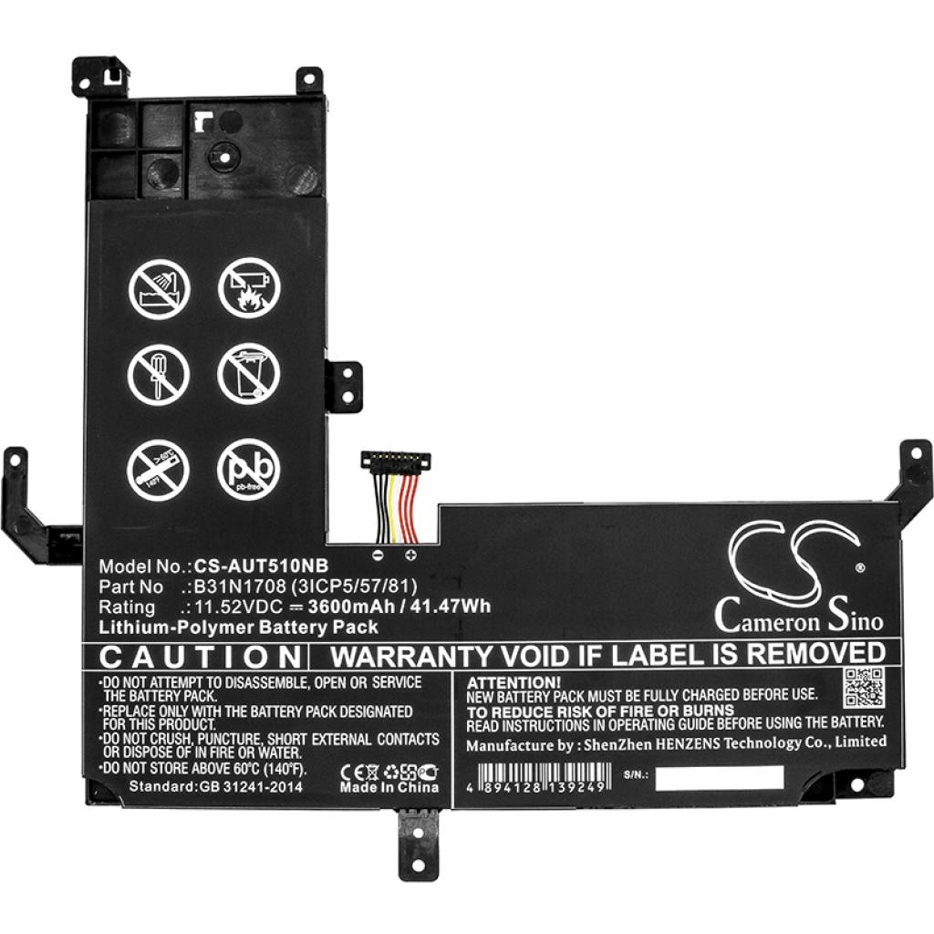 Batería para portátil Asus CS-AUT510NB