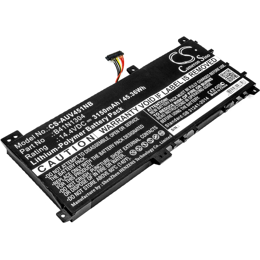 Batería para portátil Asus CS-AUV451NB