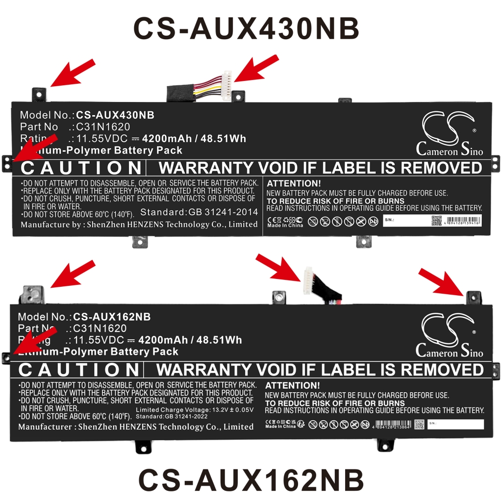 Batería para portátil Asus EXPERTBook P5 P5440FA-XS74