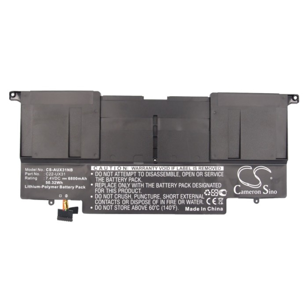 Batería para portátil Asus UX31