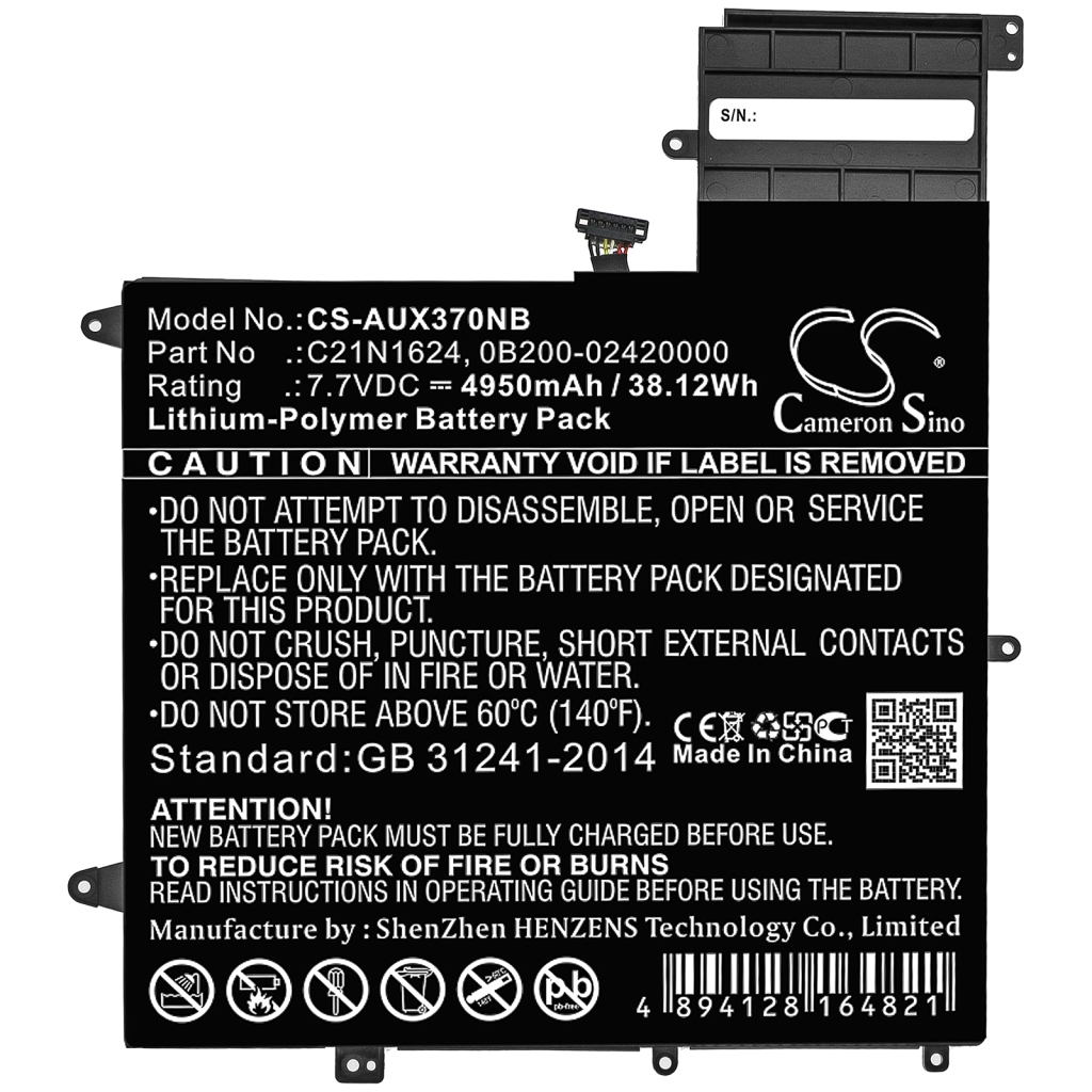 Batería para portátil Asus CS-AUX370NB