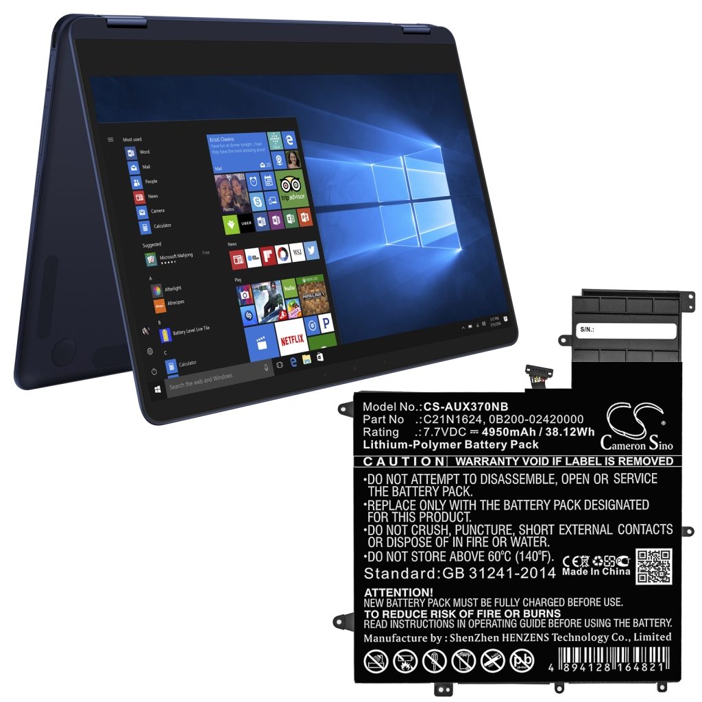 Batería para portátil Asus CS-AUX370NB