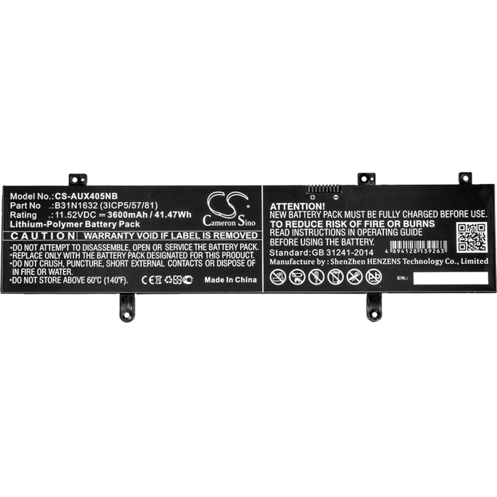 Batería para portátil Asus CS-AUX405NB