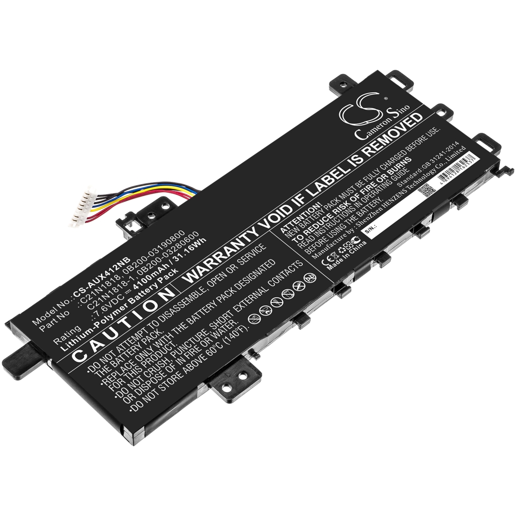Batería para portátil Asus CS-AUX412NB