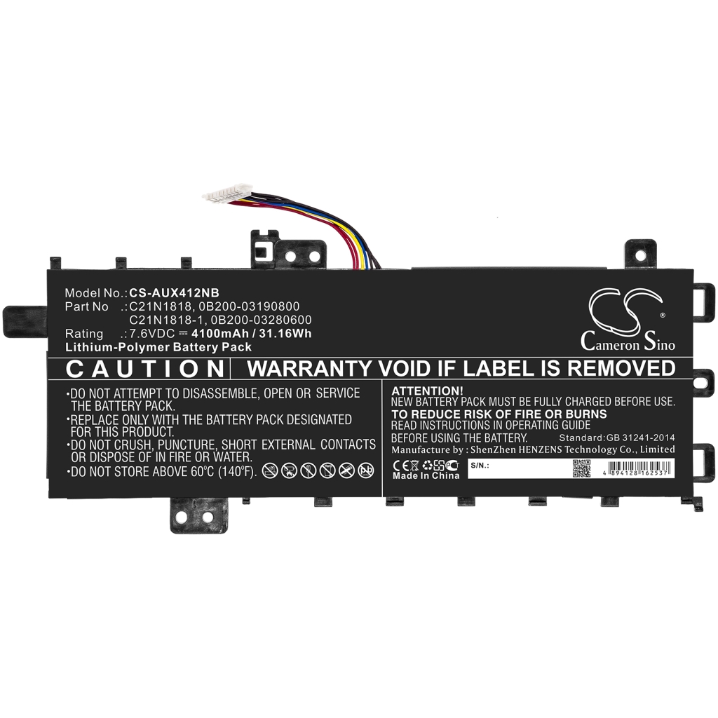 Batería para portátil Asus CS-AUX412NB
