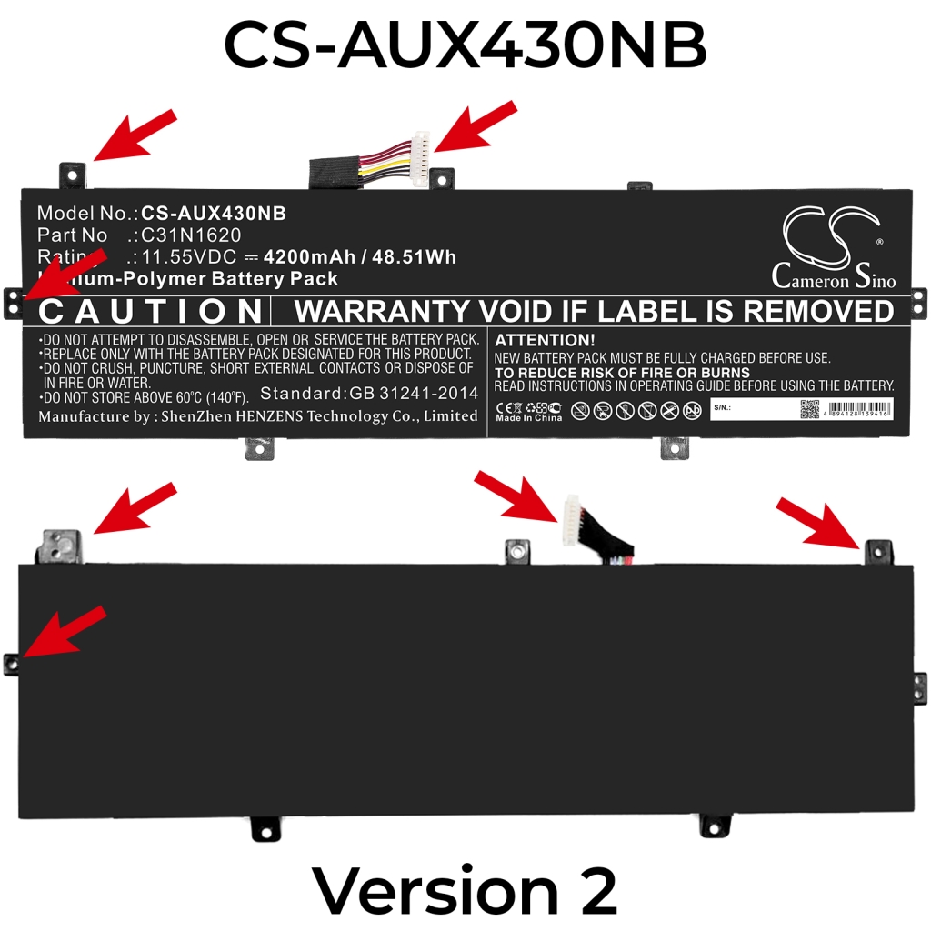 Batería para portátil Asus EXPERTBook P5 P5440FA-XS74