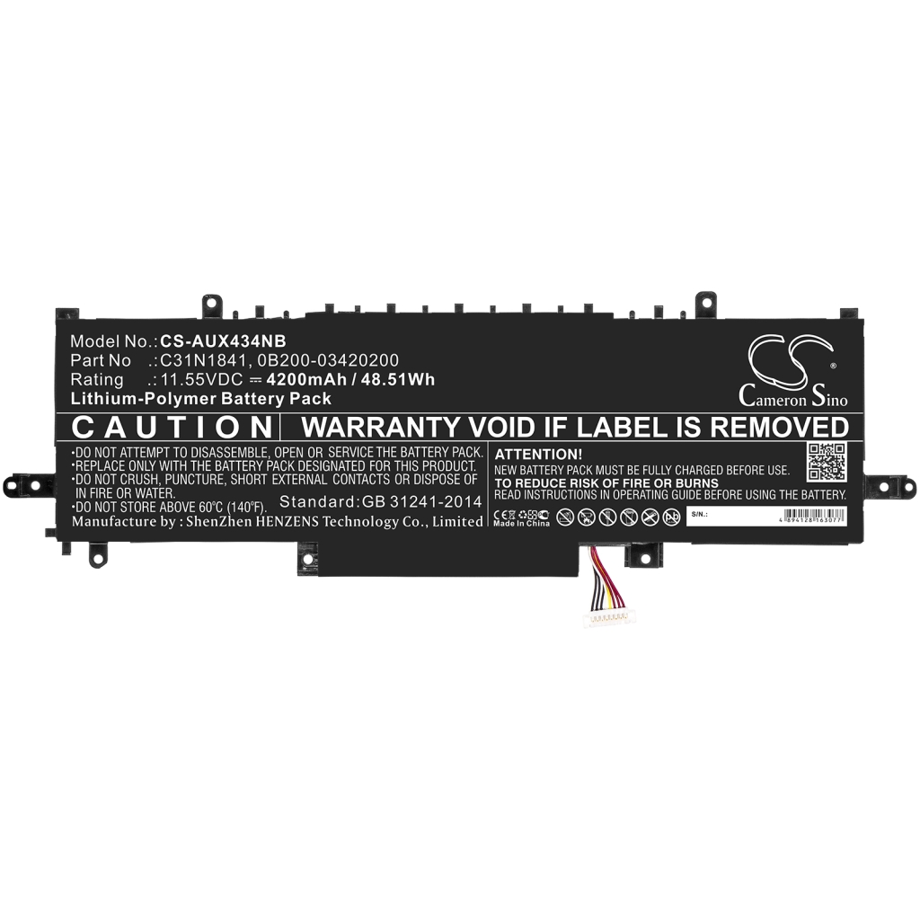 Batería para portátil Asus CS-AUX434NB