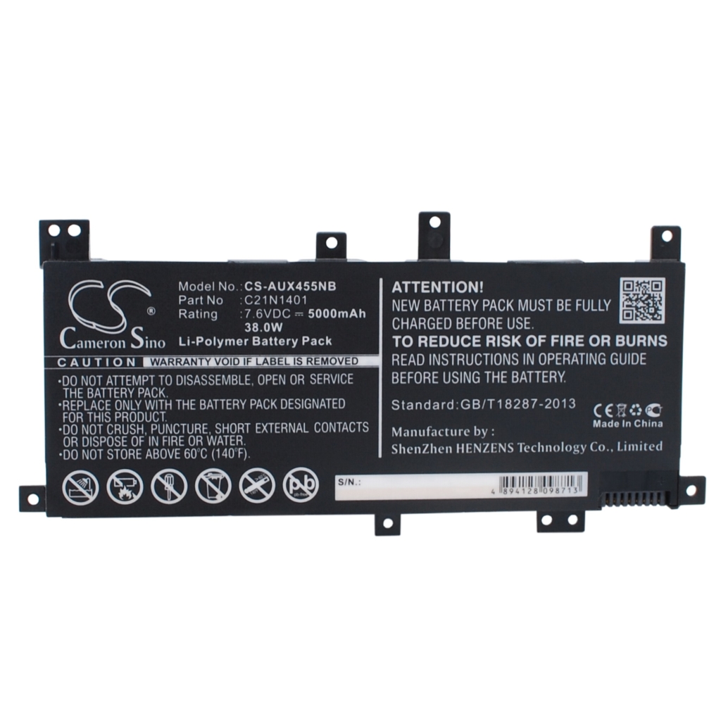 Batería para portátil Asus CS-AUX455NB