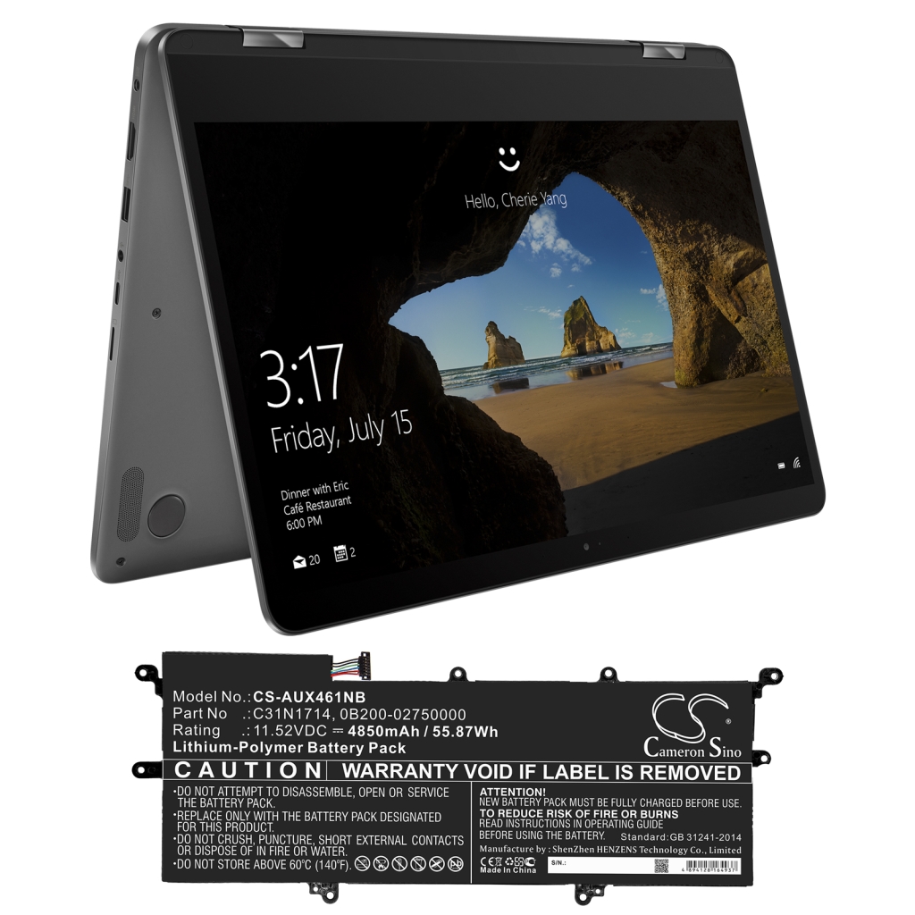 Batería para portátil Asus CS-AUX461NB