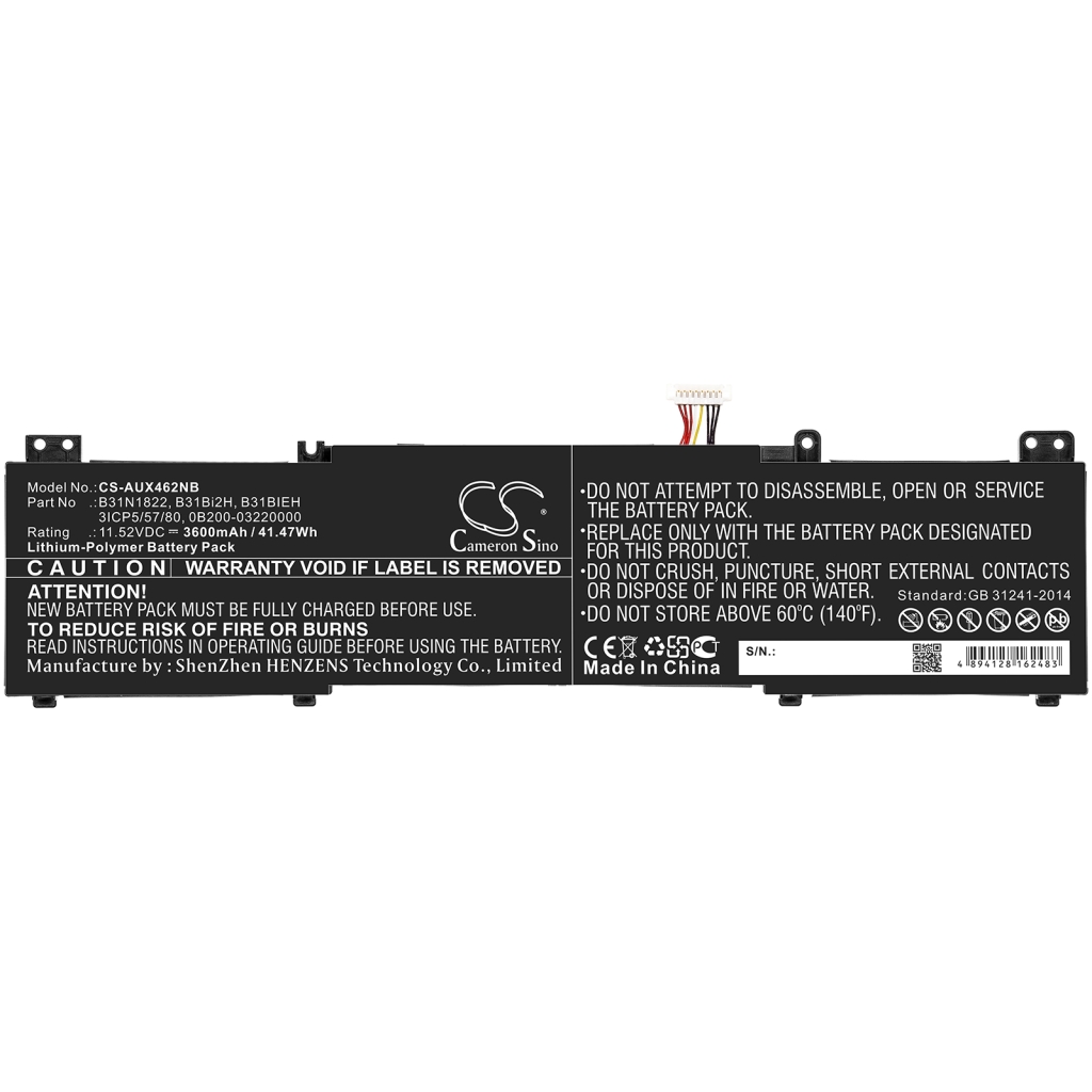 Batería para portátil Asus CS-AUX462NB