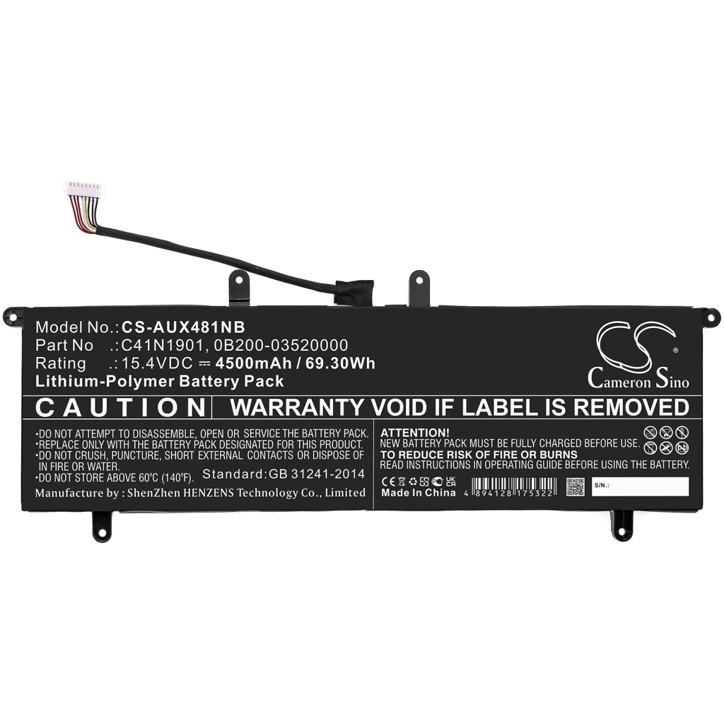 Batería para portátil Asus CS-AUX481NB