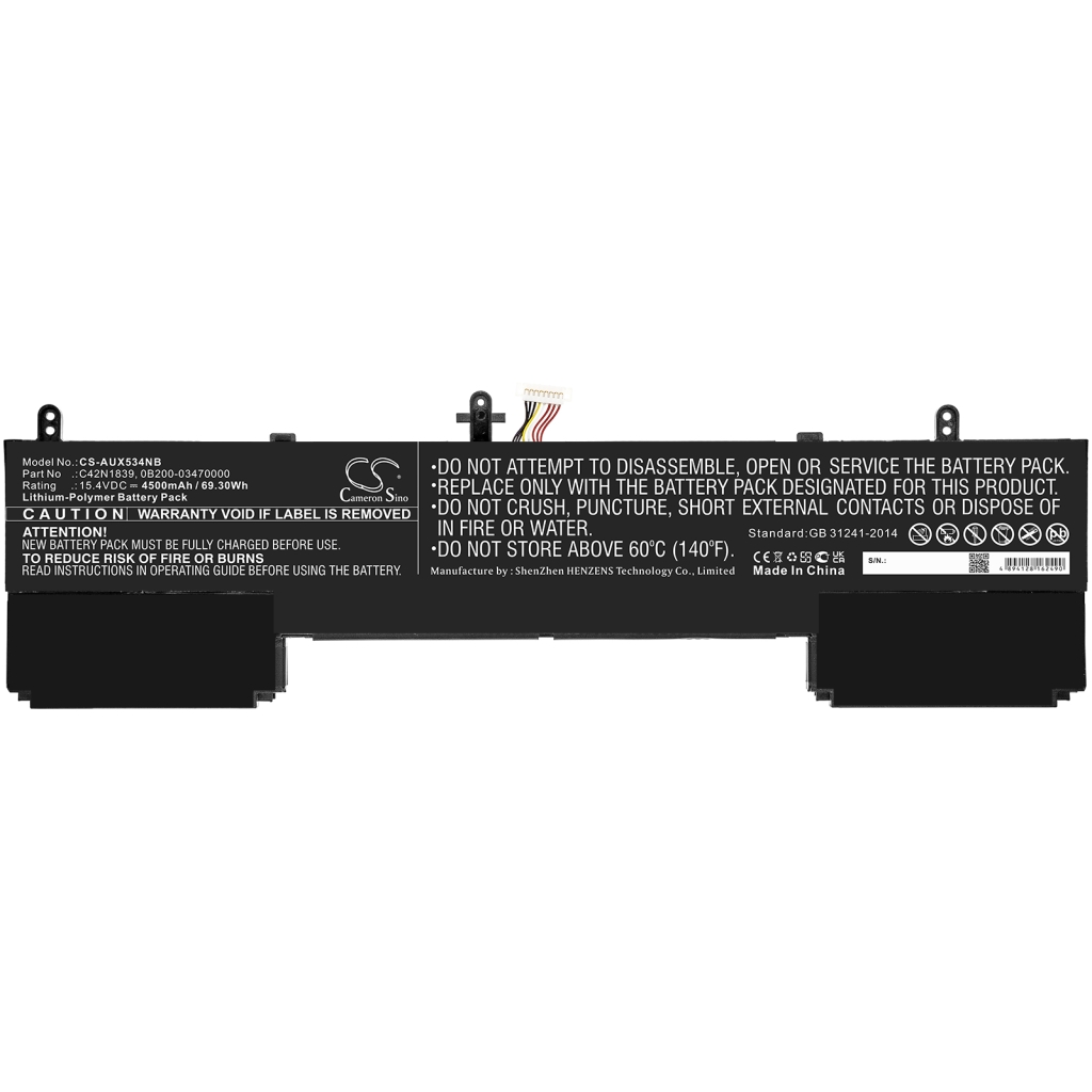 Batería para portátil Asus CS-AUX534NB