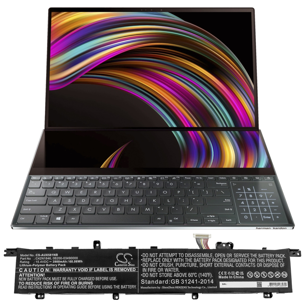 Batería para portátil Asus CS-AUX581NB