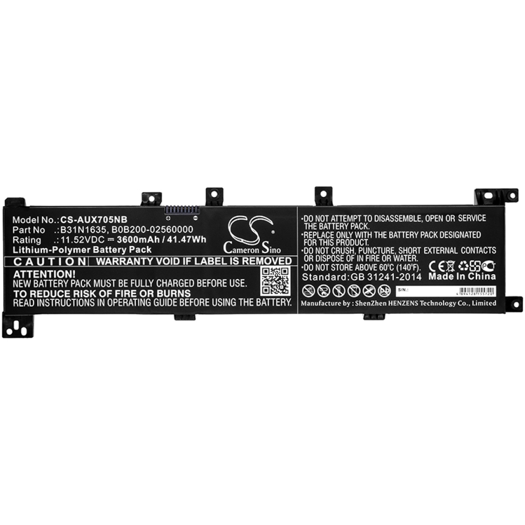 Batería para portátil Asus CS-AUX705NB