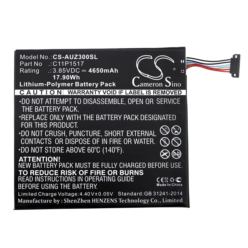 Batería de la tableta Asus CS-AUZ300SL