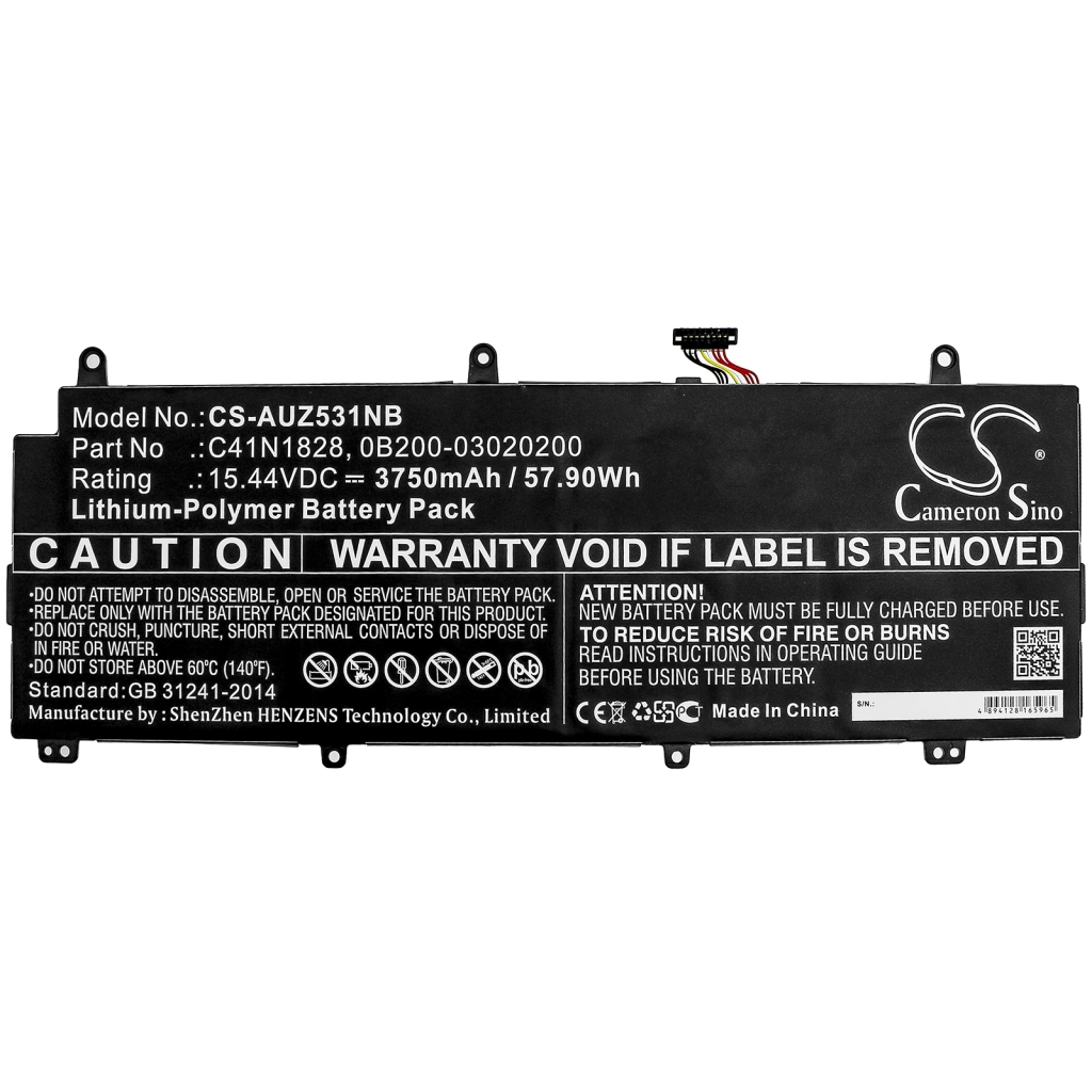 Batería para portátil Asus CS-AUZ531NB