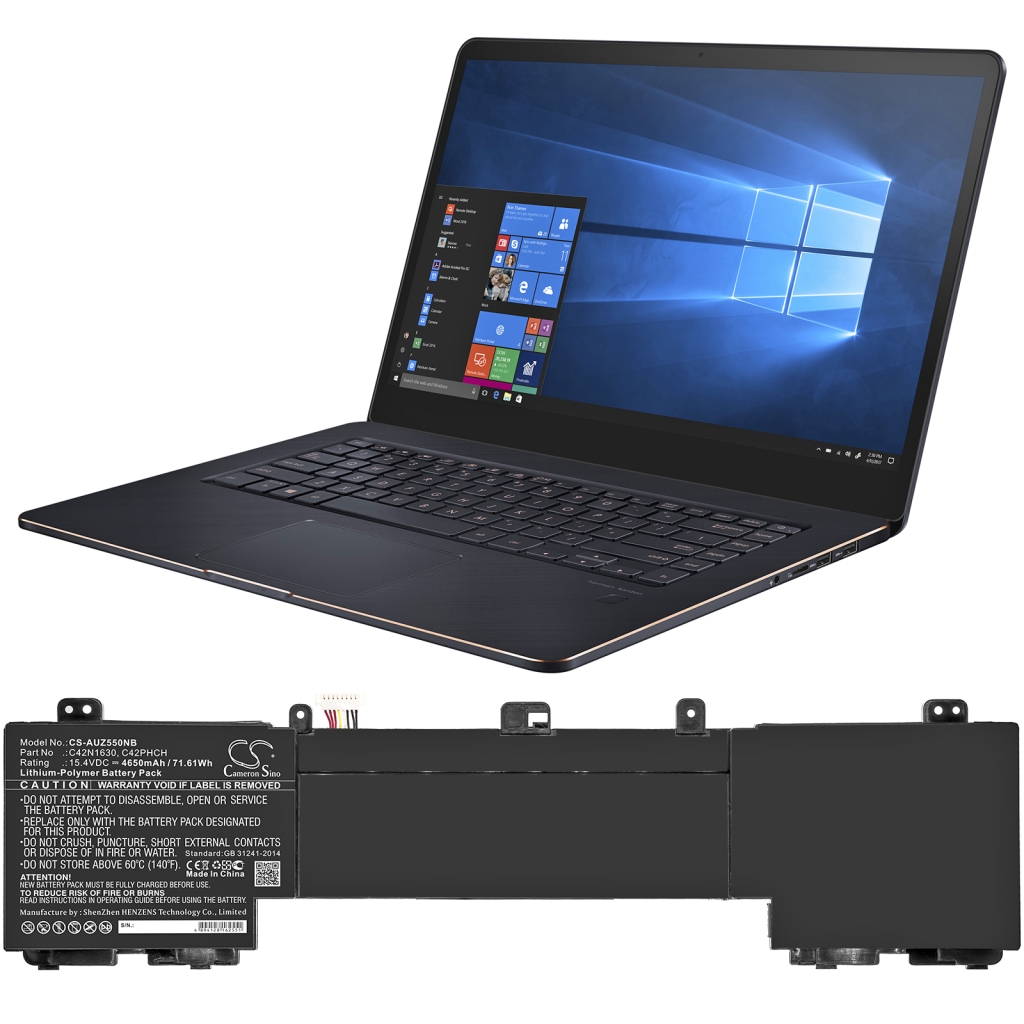 Batería para portátil Asus CS-AUZ550NB