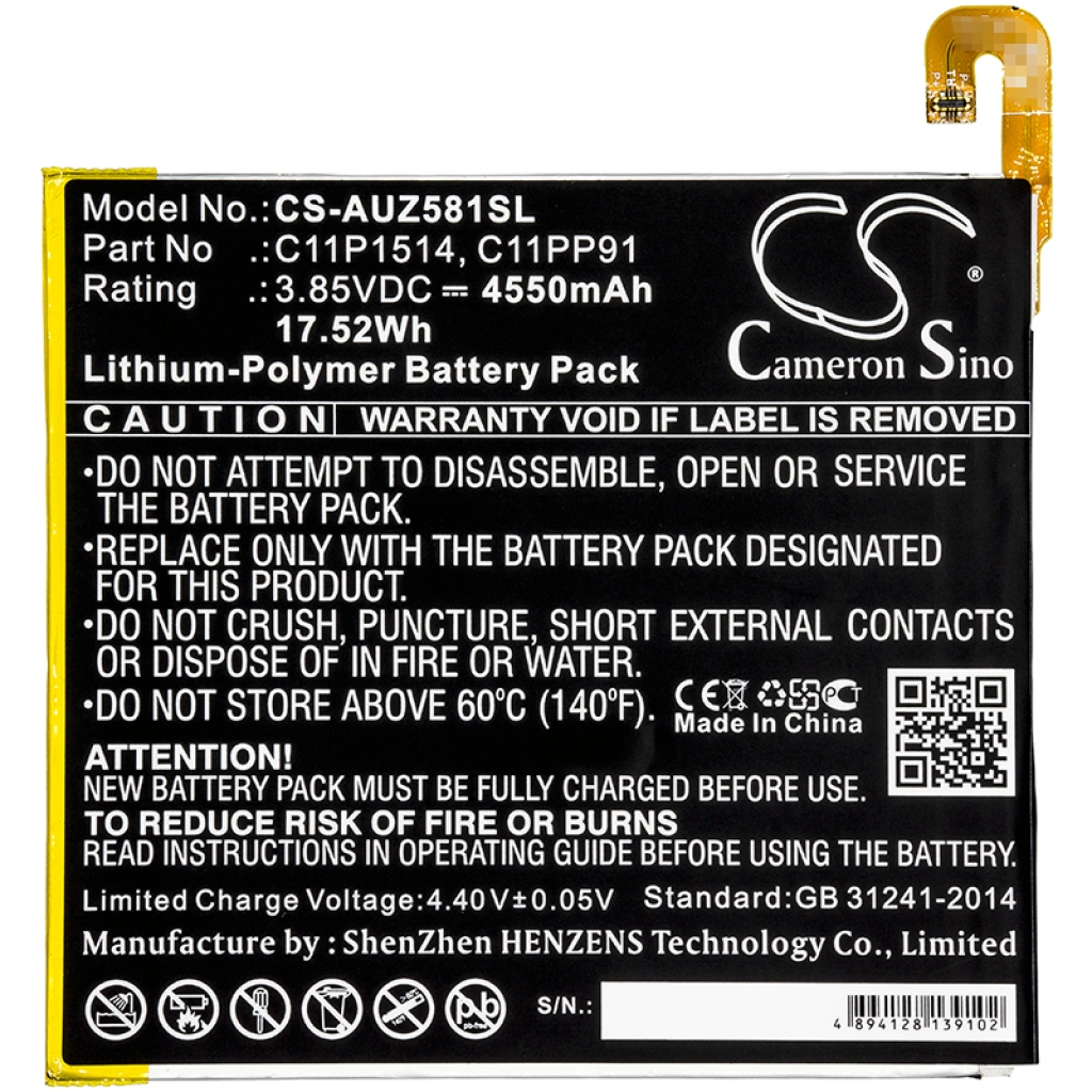 Batería de la tableta Asus CS-AUZ581SL