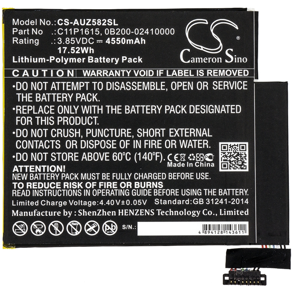Batería de la tableta Asus CS-AUZ582SL