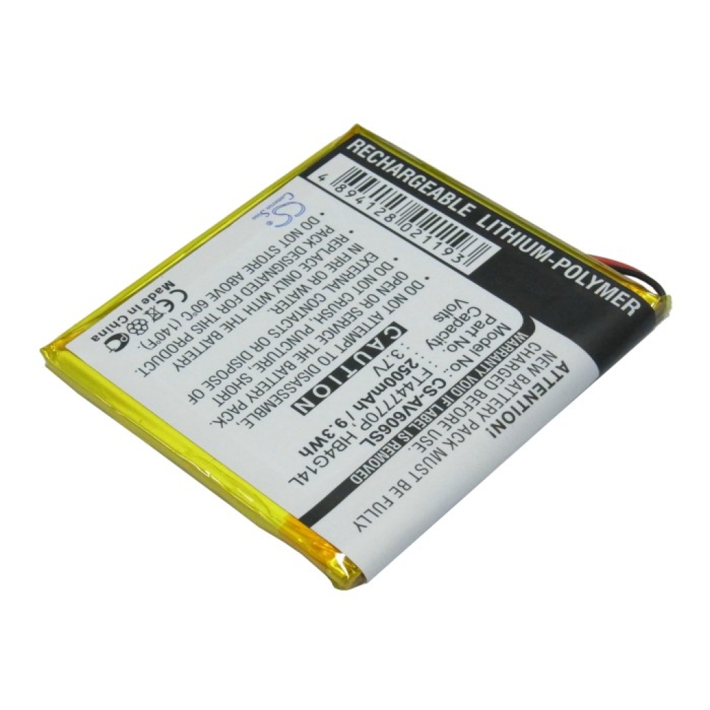 MP3, MP4, PMP Batería Archos AV605 120GB