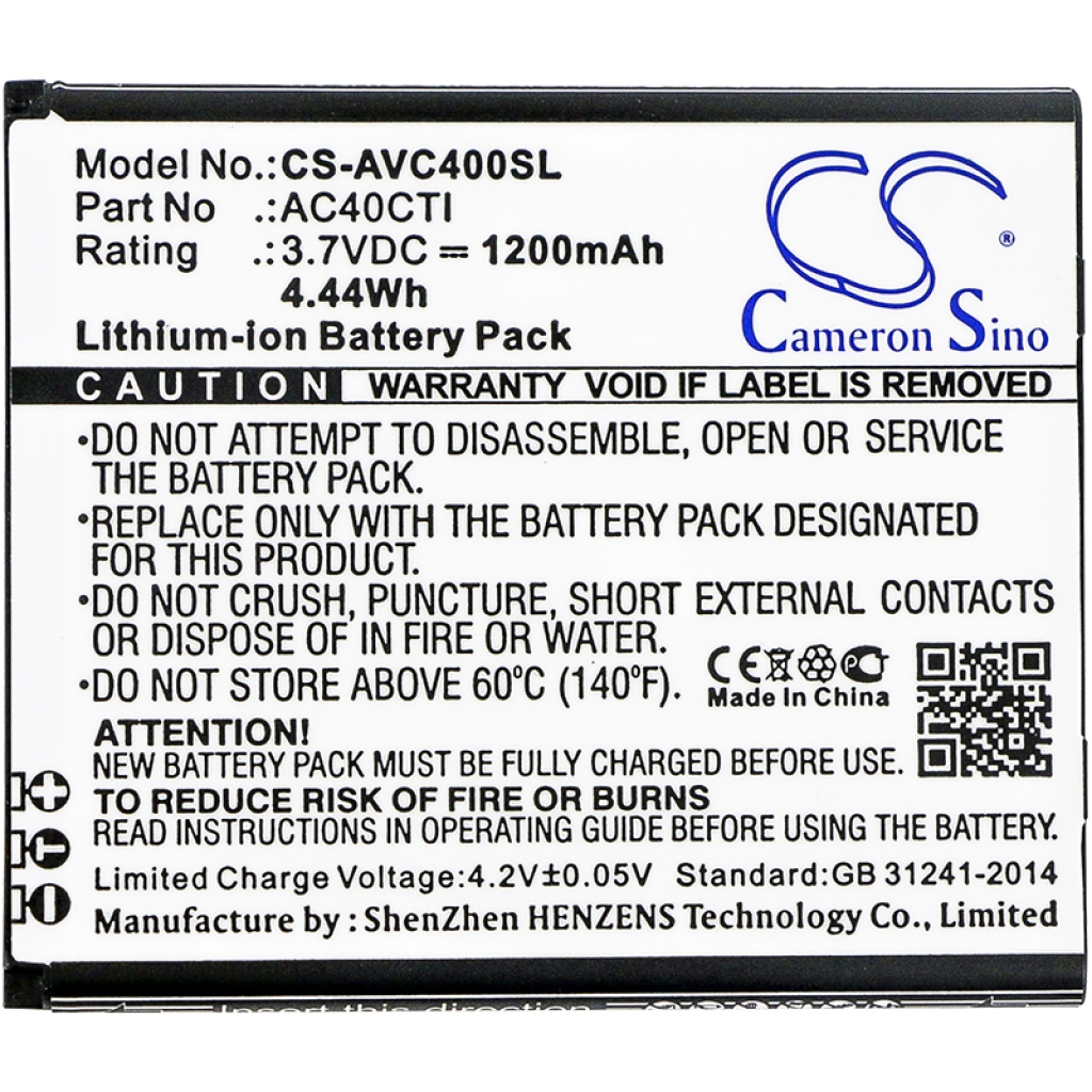 Batería del teléfono móvil Archos CS-AVC400SL