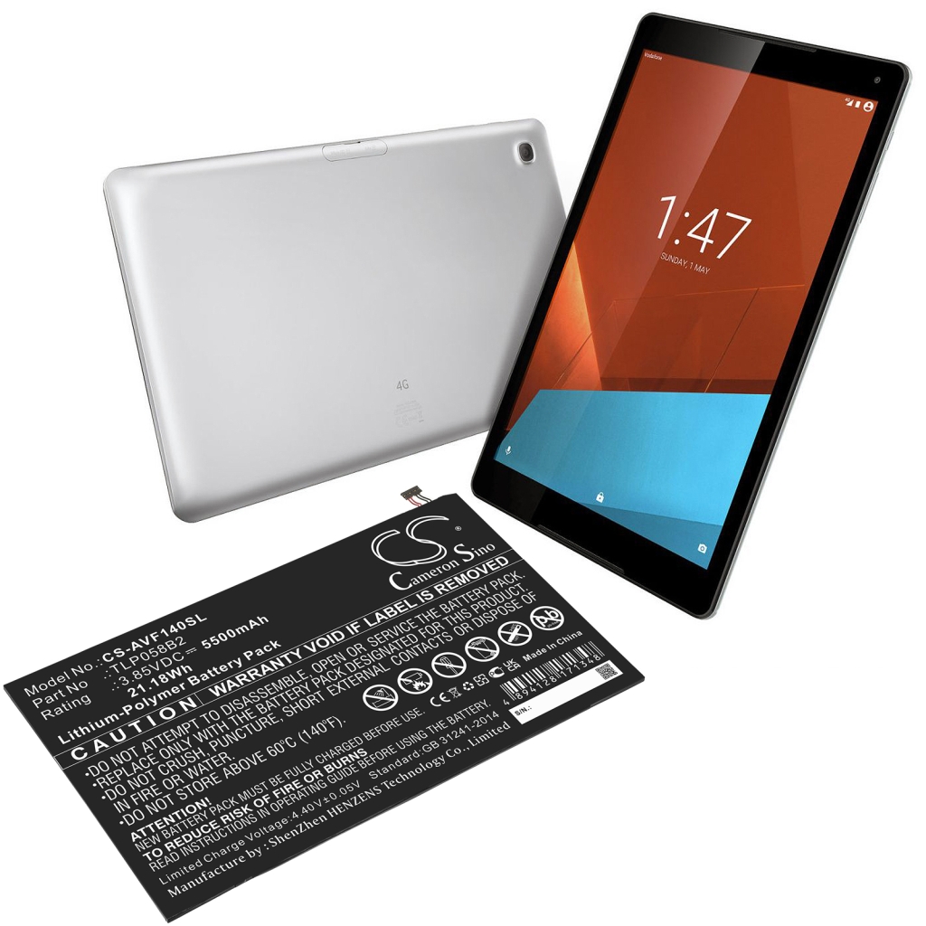 Batería de la tableta Vodafone CS-AVF140SL