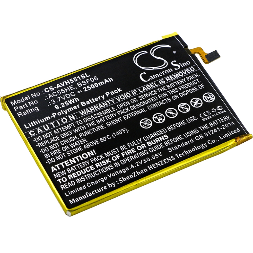 Batería del teléfono móvil Archos A55 Helium