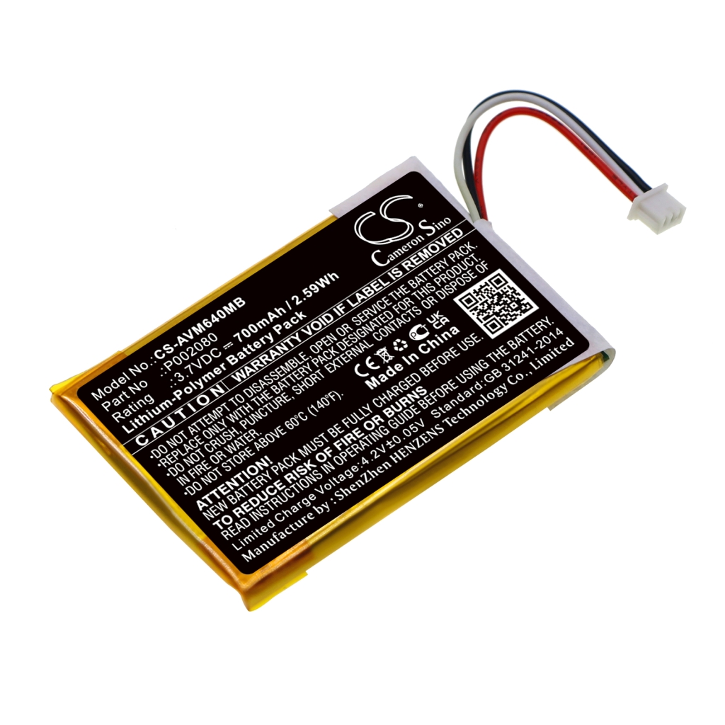 Batería de BabyPhone Alecto CS-AVM640MB