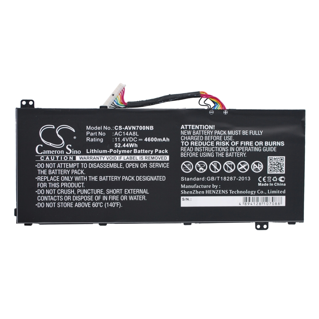 Batería para portátil Acer CS-AVN700NB