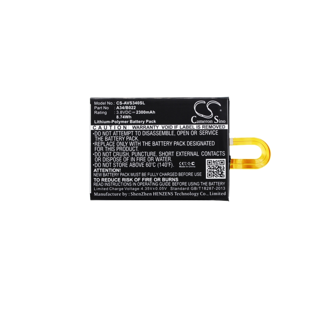 Batería del teléfono móvil Avus CS-AVS340SL