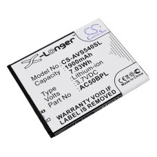 Reemplazo de batería compatible para Archos AC50BL,AC50BLP,AC50BPL,AL50BPL