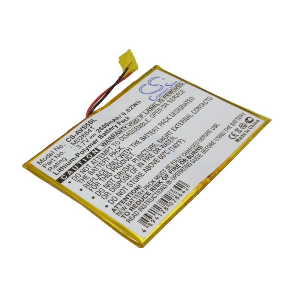 MP3, MP4, PMP Batería Archos CS-AVS5SL