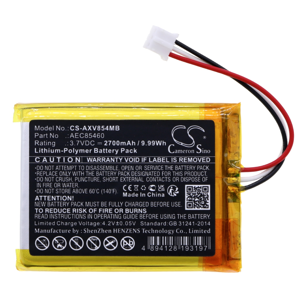 Batería de BabyPhone Axvue CS-AXV854MB