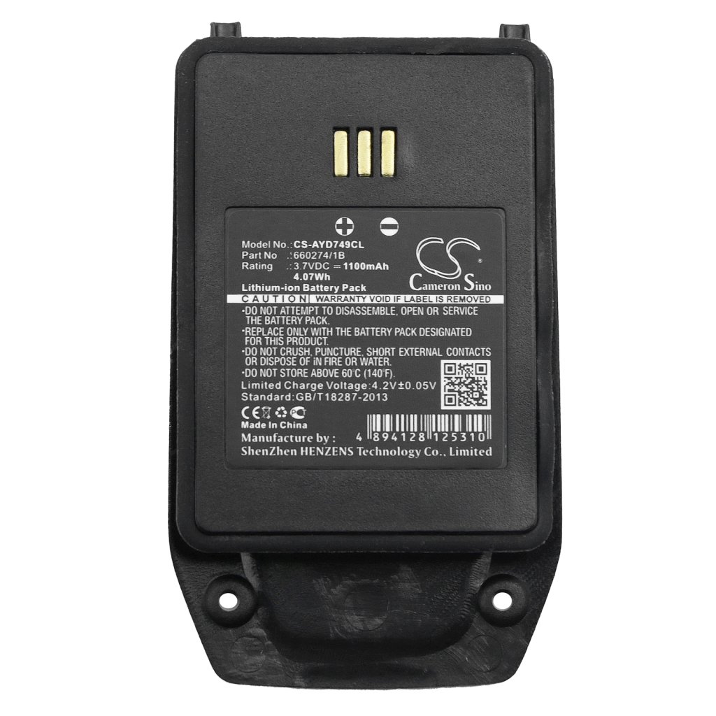 Batería para teléfono inalámbrico Avaya DECT 3749