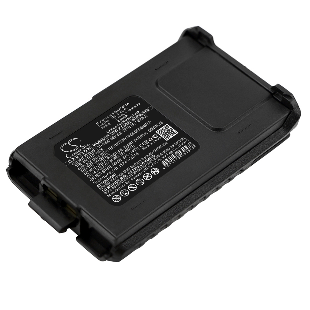 Batería de radio de dos vías Baofeng CS-BAF500TW