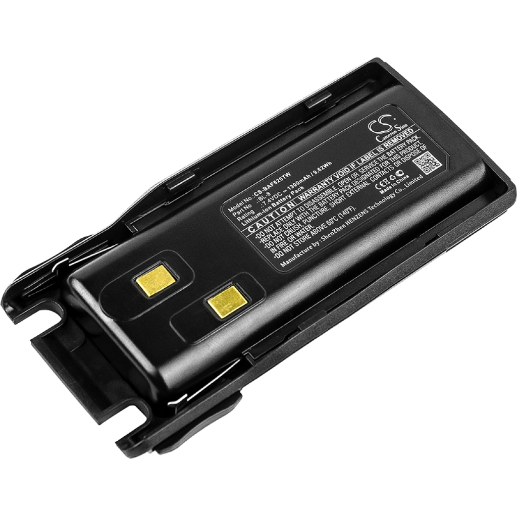 Batería de radio de dos vías Baofeng CS-BAF820TW