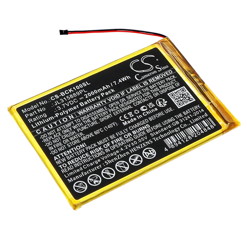Batería Ebook, eReader Bookeen CS-BCK100SL
