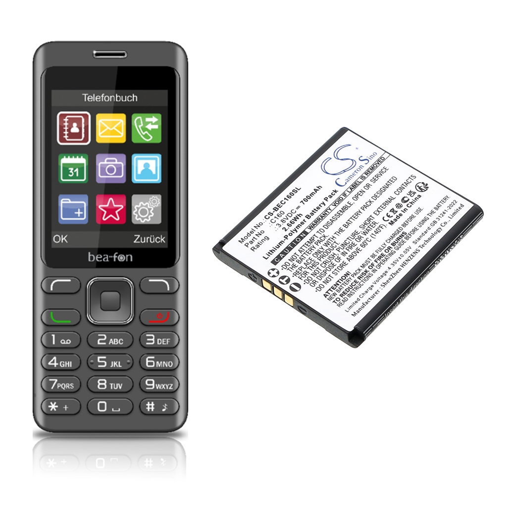 Batería del teléfono móvil Bea-fon CS-BEC160SL