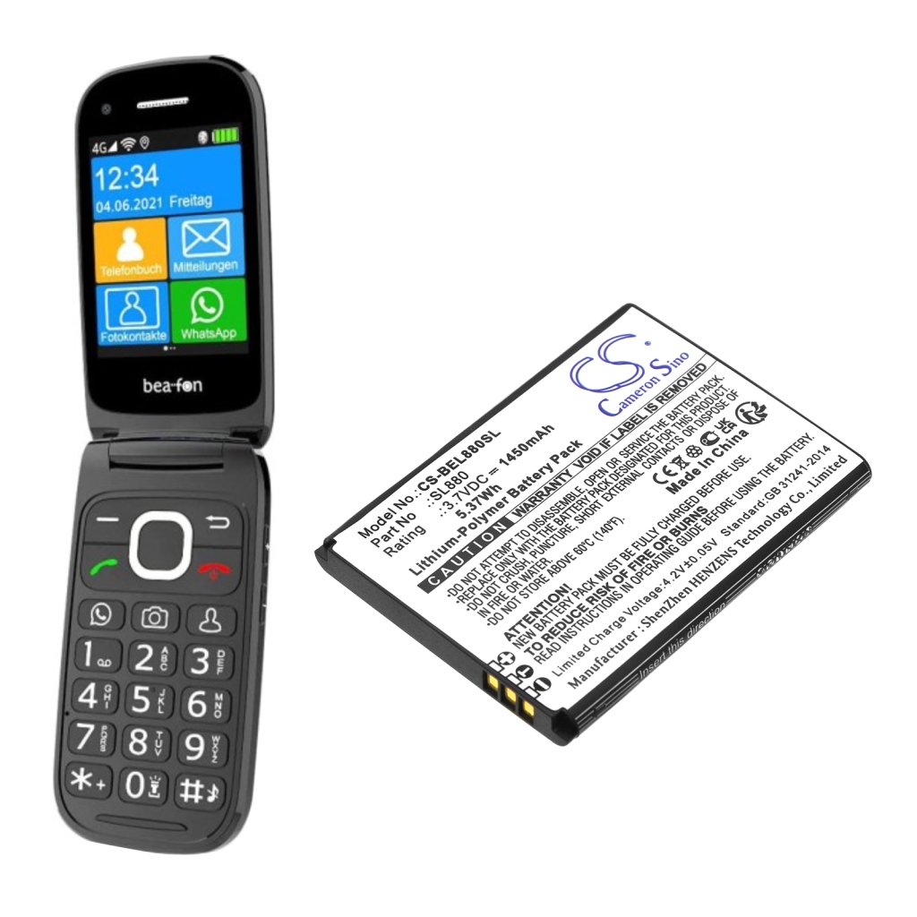 Batería del teléfono móvil Bea-fon CS-BEL880SL