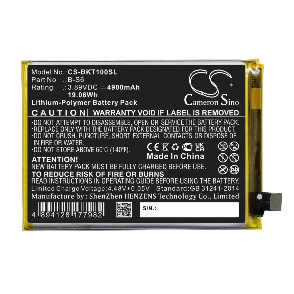 Batería del teléfono móvil Vivo CS-BKT100SL