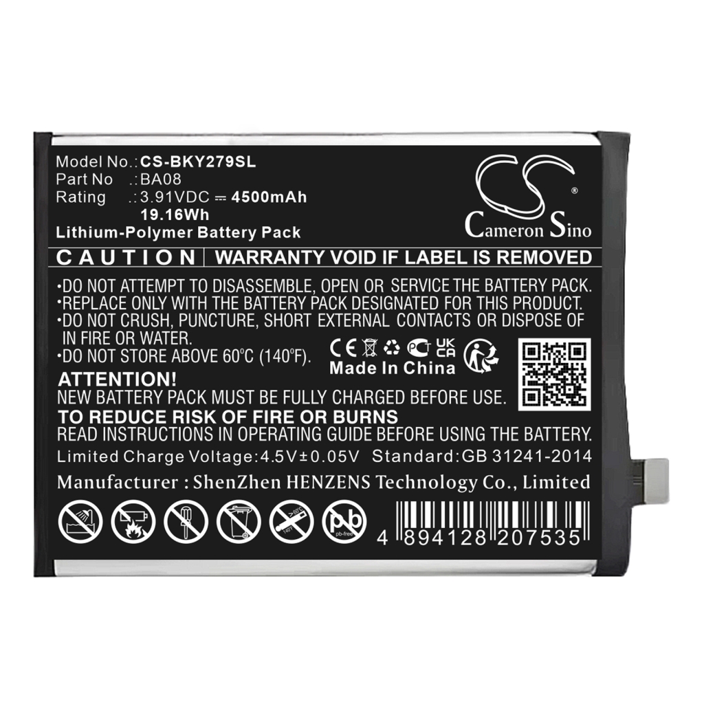 Batería del teléfono móvil Vivo V2279A