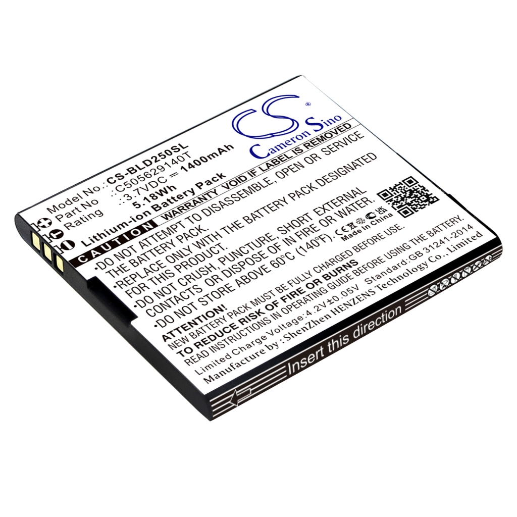 Batería del teléfono móvil BLU CS-BLD250SL