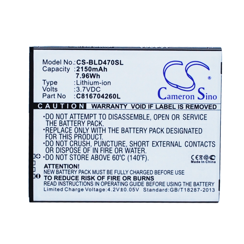 Batería del teléfono móvil BLU CS-BLD470SL