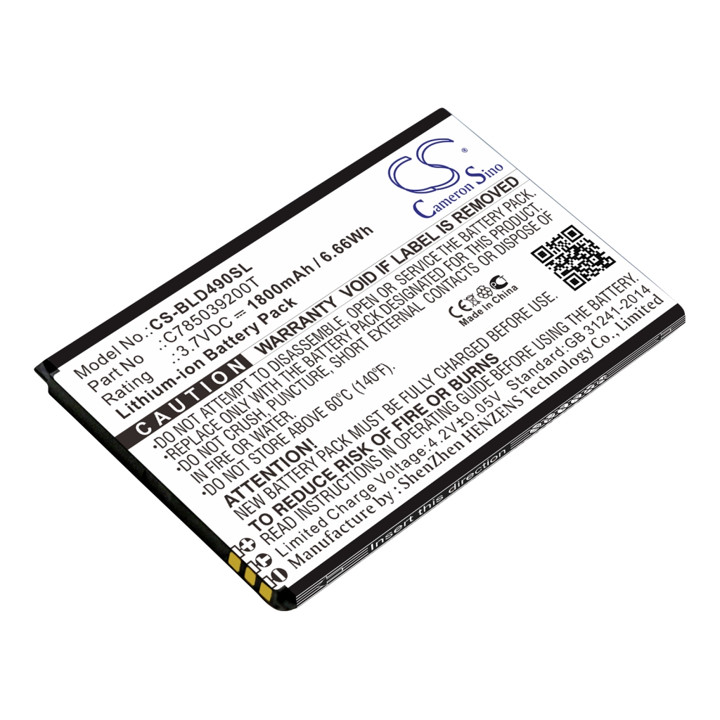 Batería del teléfono móvil BLU CS-BLD490SL